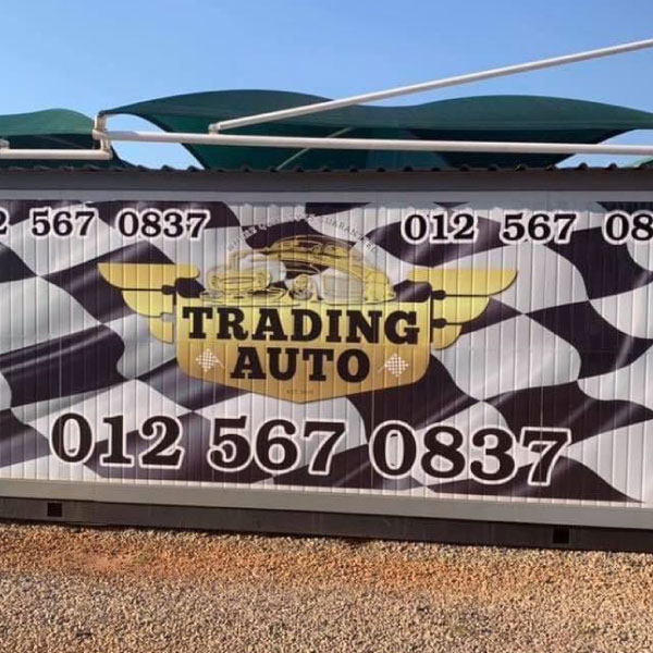 Custom road advertising signs