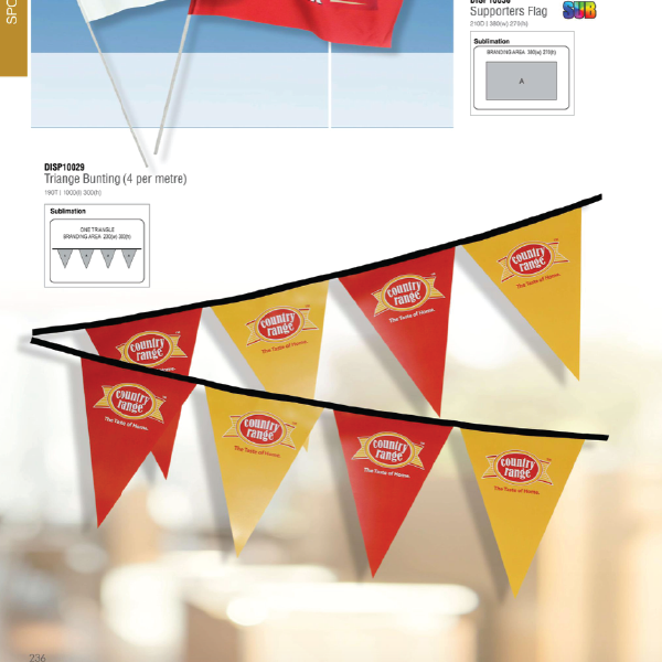 Bunting flags