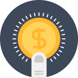 Money saving icon