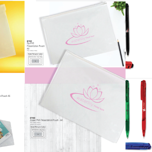 A5 - A4 Folders: Zip Hard Plastic Folder
